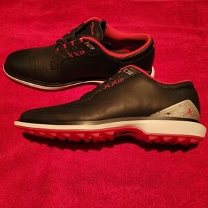 Jordan ADG 5 Black/'Fire Red' Golf Shoes Size 11